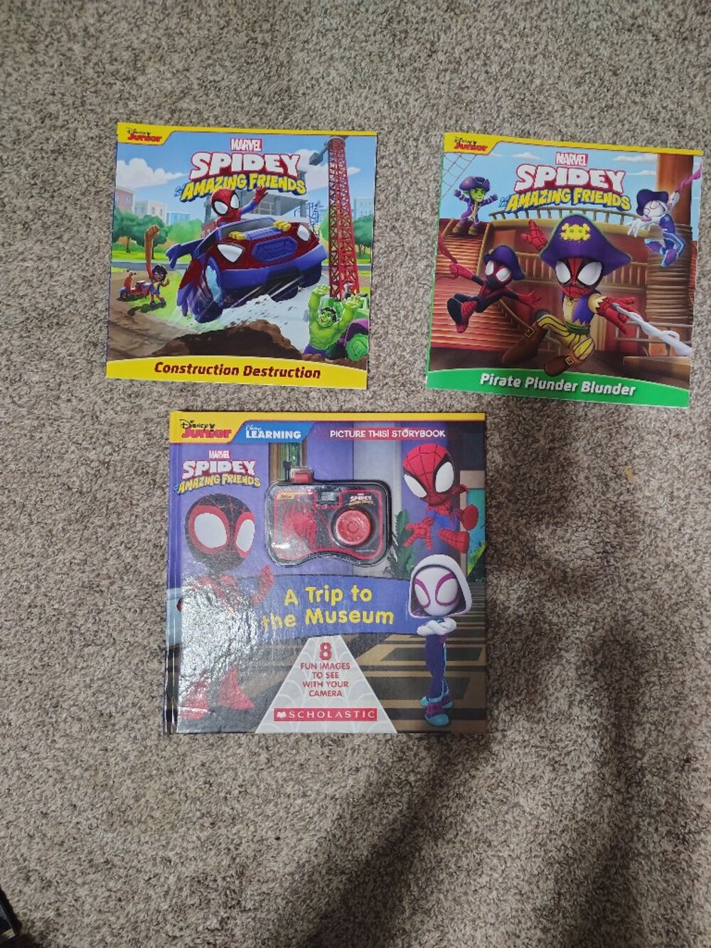 Childrens Marvel kids Spidey and his amazing friends books